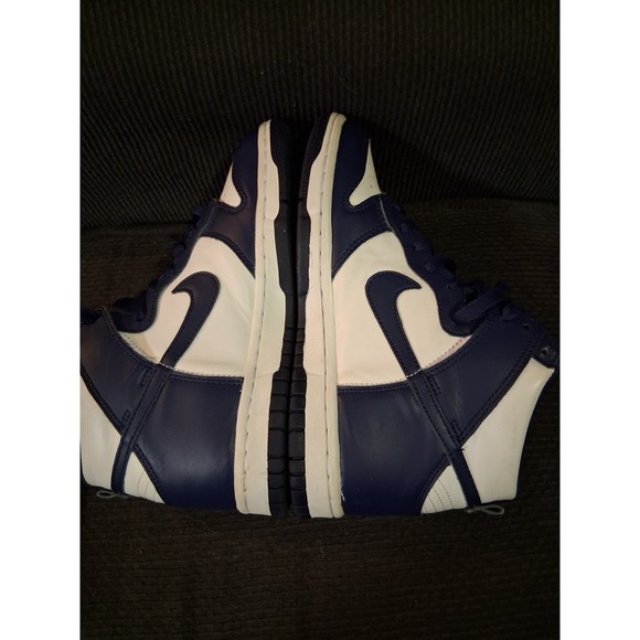 Nike Dunk High GS Midnight Navy DB2179-104 Unisex Kids Sneakers 4Y - Picture 6 of 8